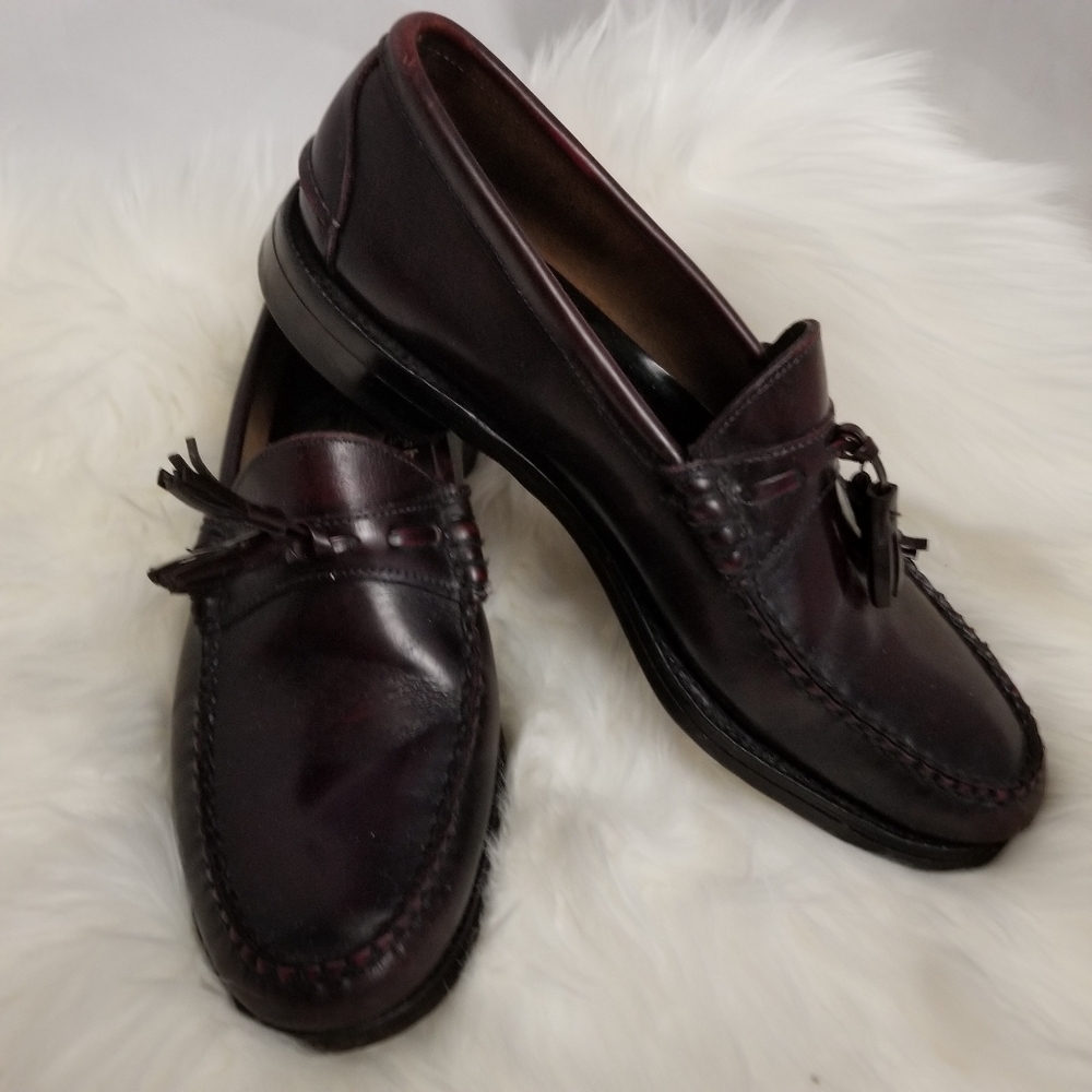 Aristocrat mens leather loafers